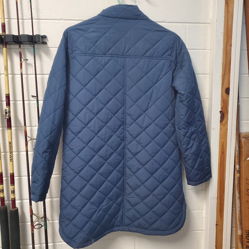 WEATHERPROOF Quilted Women's Coat Jacket Size Medium Navy - Picture 2 of 10